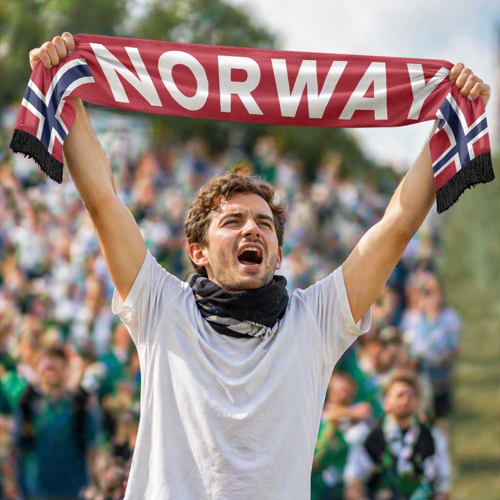 Norway Football 2026 Soccer Scarf Flag Style