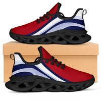 Norway Football Clunky Sneakers Flag-Inspired Curve Style