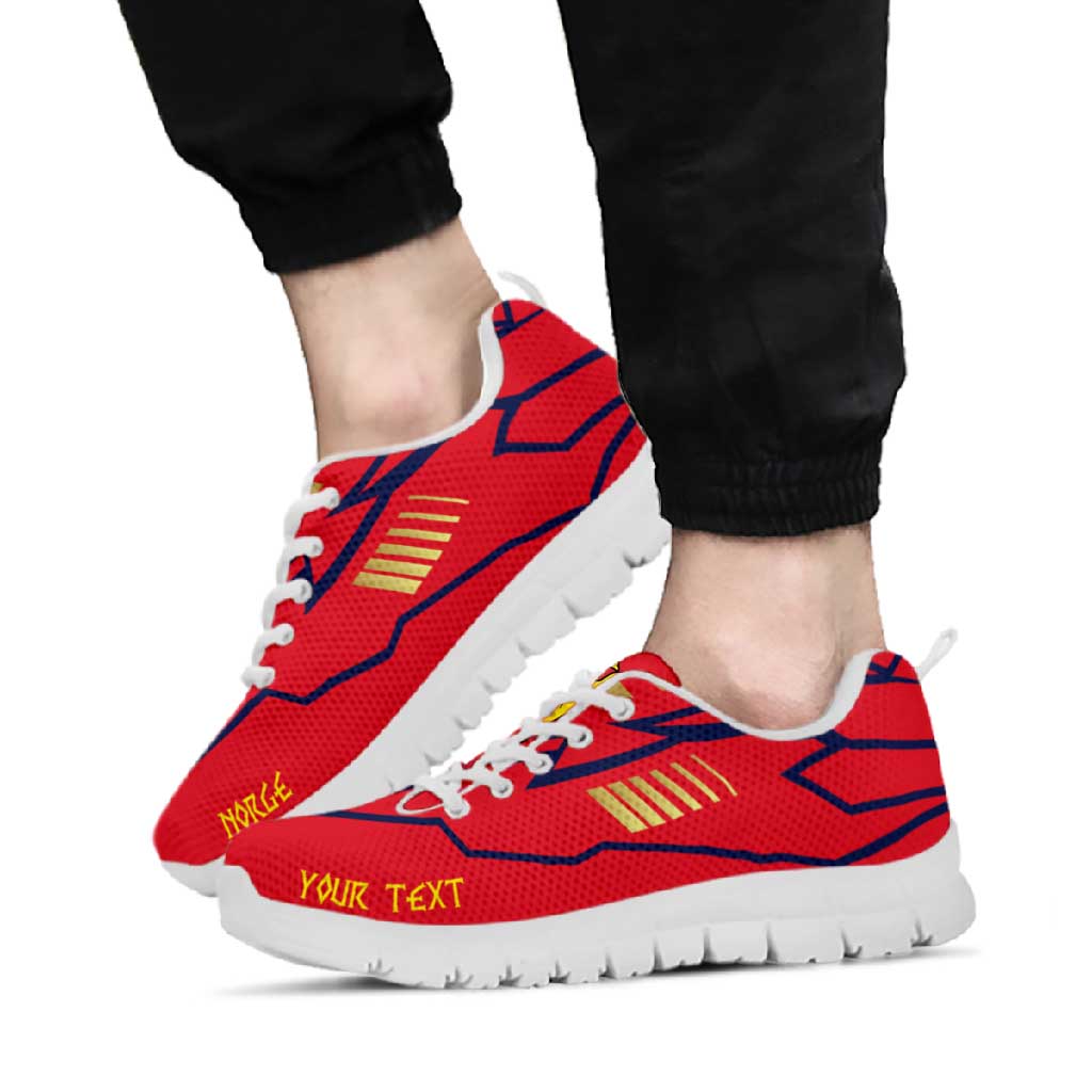 Norway Football Nations 2026 Personalized Sneakers Sporty Pattern
