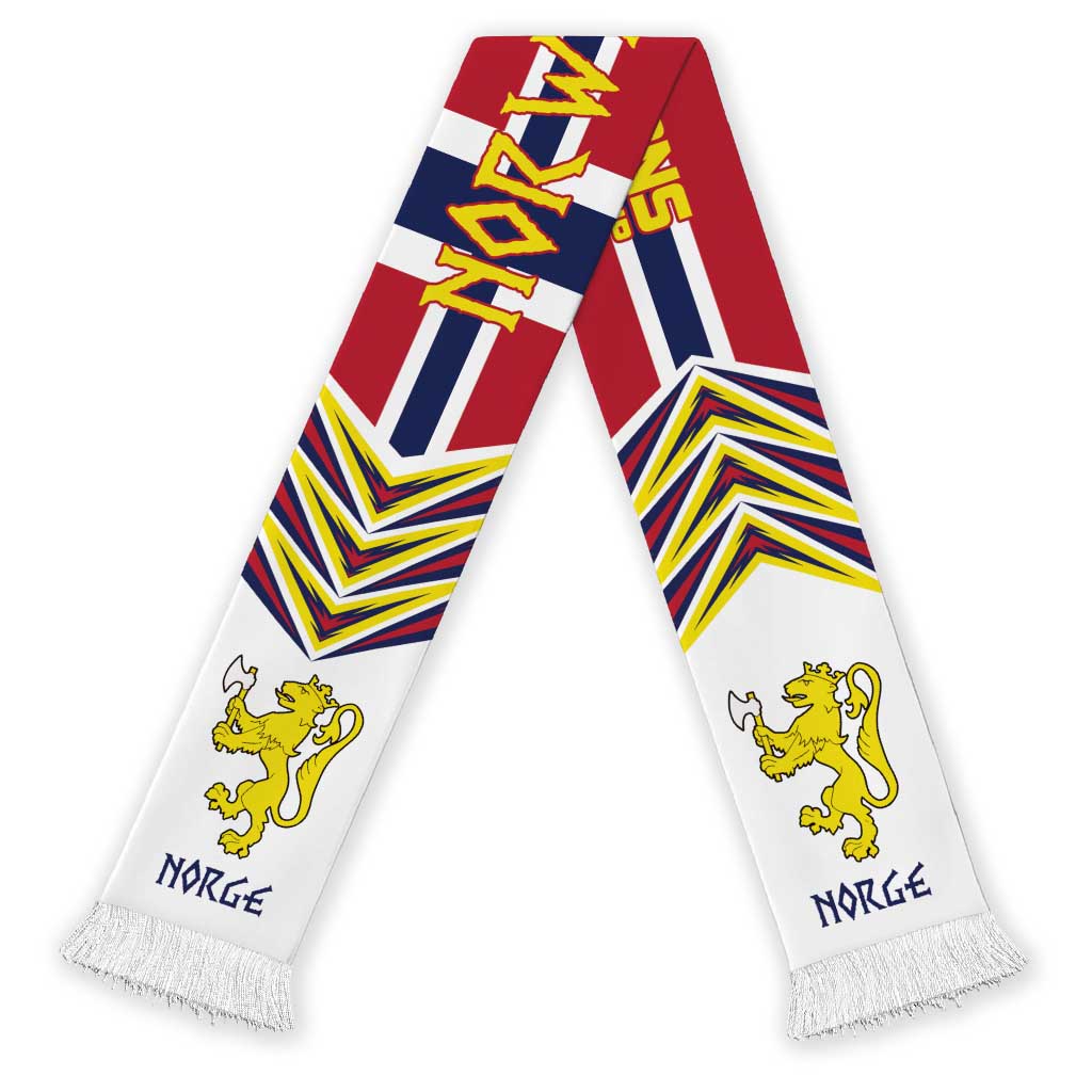 Norway Football Nations 2026 Soccer Scarf Sporty Pattern