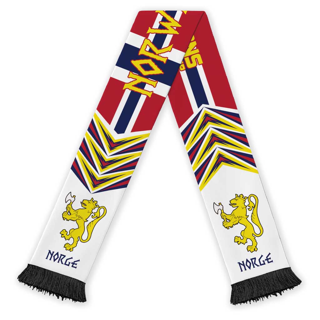 Norway Football Nations 2026 Soccer Scarf Sporty Pattern