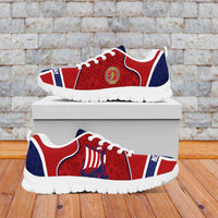 Norway Football Sneakers Viking Ship Nordic Patterns