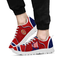 Norway Football Sneakers Viking Ship Nordic Patterns