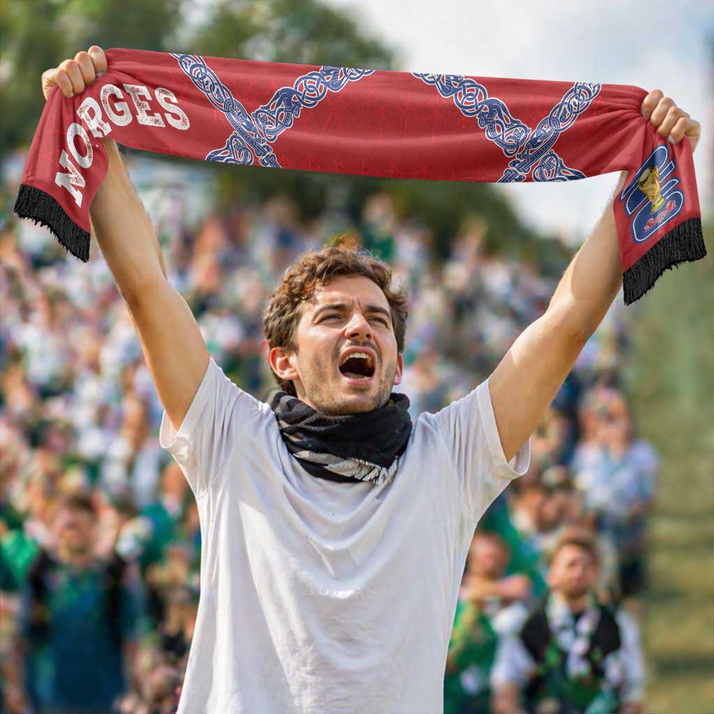 Norway Football WC2026 Soccer Scarf Norges Landslaget Vikings