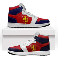 Norway High Sneakers AJ1 Classic National Flag Style - Wonder Print Shop