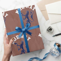 Norway Norwegian Lion Athletic Sports Jersey Style Wrapping Paper Roll