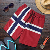 Norway Shorts for Men National Flag Colors - Wonder Print Shop