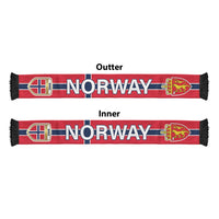 Norway World Football 2026 Soccer Scarf Go Norway Lions Road To Glory