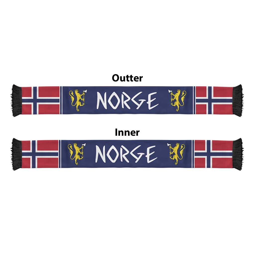 Norway World Football 2026 Soccer Scarf National Pride Never Stops