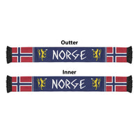 Norway World Football 2026 Soccer Scarf National Pride Never Stops