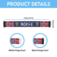 Norway World Football 2026 Soccer Scarf National Pride Never Stops