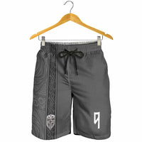 Norwegian Football Personalised Shorts for Men Nordic Celtic Knot Cross Monochrome Scandinavian Design
