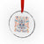Norwegian Xmas Scandinavian Yule Xmas Tree Folk Art Winter Solstice Crystal Glass Ornament - Wonder Print Shop