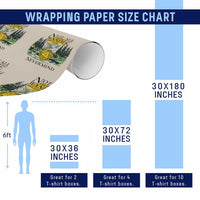 Not All Those Who Wander Are Lost RPG Gamers Wrapping Paper Roll Funny Dice Nevermind Adventurers - Wonder Print Shop