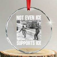 Not Even Ice Supports Ice Crystal Glass Ornament Viral Political Ice Slipping Captured Meme Against Ice