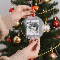 Not Even Ice Supports Ice Crystal Glass Ornament Viral Political Ice Slipping Captured Meme Against Ice