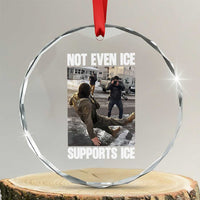 Not Even Ice Supports Ice Crystal Glass Ornament Viral Political Ice Slipping Meme Against Ice Satire