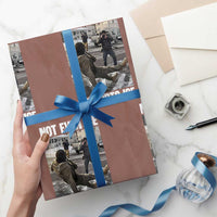 Not Even Ice Supports Ice Wrapping Paper Roll Viral Political Ice Slipping Meme Against Ice Satire