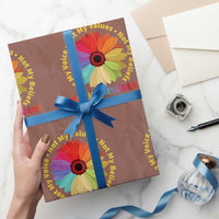 Not My President Not My Voice Not My Values Not My Beliefs Wrapping Paper Roll Multicolored Flowers - Wonder Print Shop