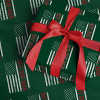 Not Our War Vintage American Flag Wrapping Paper Roll Pacifists Peace - Wonder Print Shop