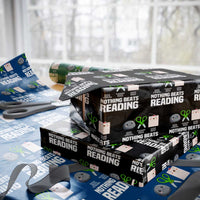 Nothing Beats Reading Wrapping Paper Roll Rock Paper Scissors Read Book Lovers - Wonder Print Shop