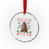 Now I Have A Machine Gun Crystal Glass Ornament Nakatomi Plaza Christmas Party 1988 Ugly Xmas Gift - Wonder Print Shop