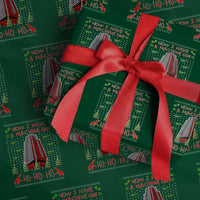 Now I Have A Machine Gun Wrapping Paper Roll Nakatomi Plaza Christmas Party 1988 Ugly Xmas Gift - Wonder Print Shop
