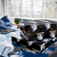 Nu Det Nuuk Nows Enough Wrapping Paper Roll Funny Saying Bear Greenlandic Flag