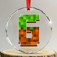 Number 6 Crystal Glass Ornament Game Matching 67 Meme Costume 6th Birthday 6 Years - Wonder Print Shop