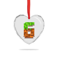 Number 6 Heart Crystal Glass Ornament Game Matching 67 Meme Costume 6th Birthday 6 Years - Wonder Print Shop