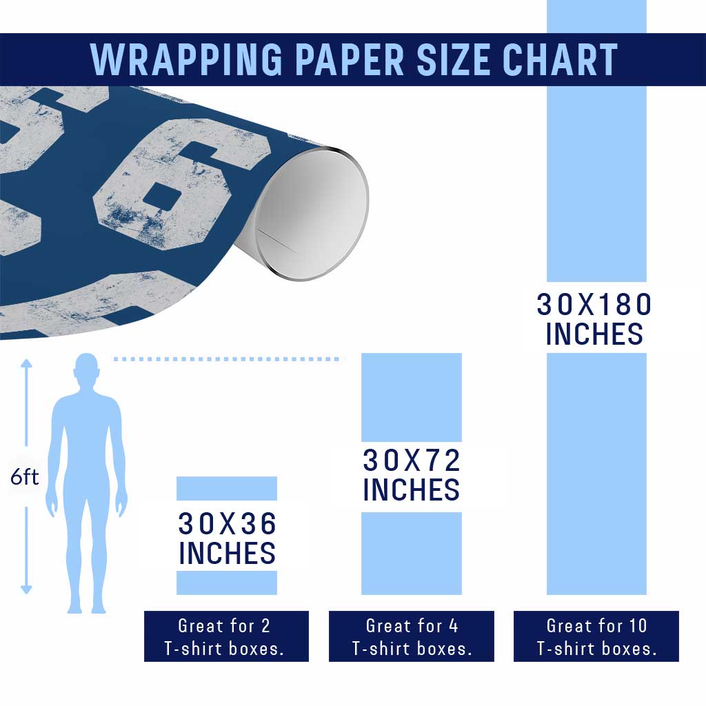 Number 6 Wrapping Paper Roll Matching 67 Meme 6th Birthday 6 Years - Wonder Print Shop