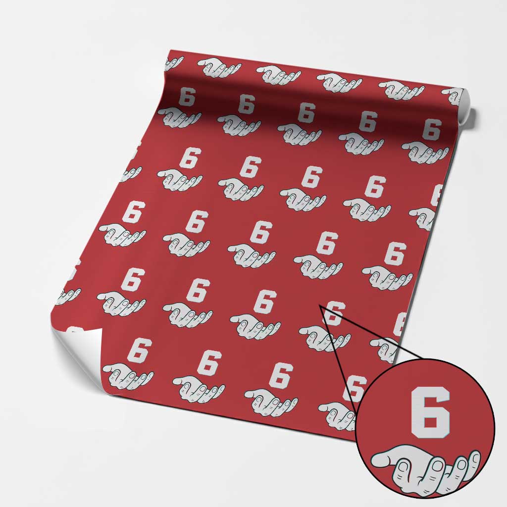 Number 6 Wrapping Paper Roll Matching 67 Meme Costume 6th Birthday 6 Years - Wonder Print Shop