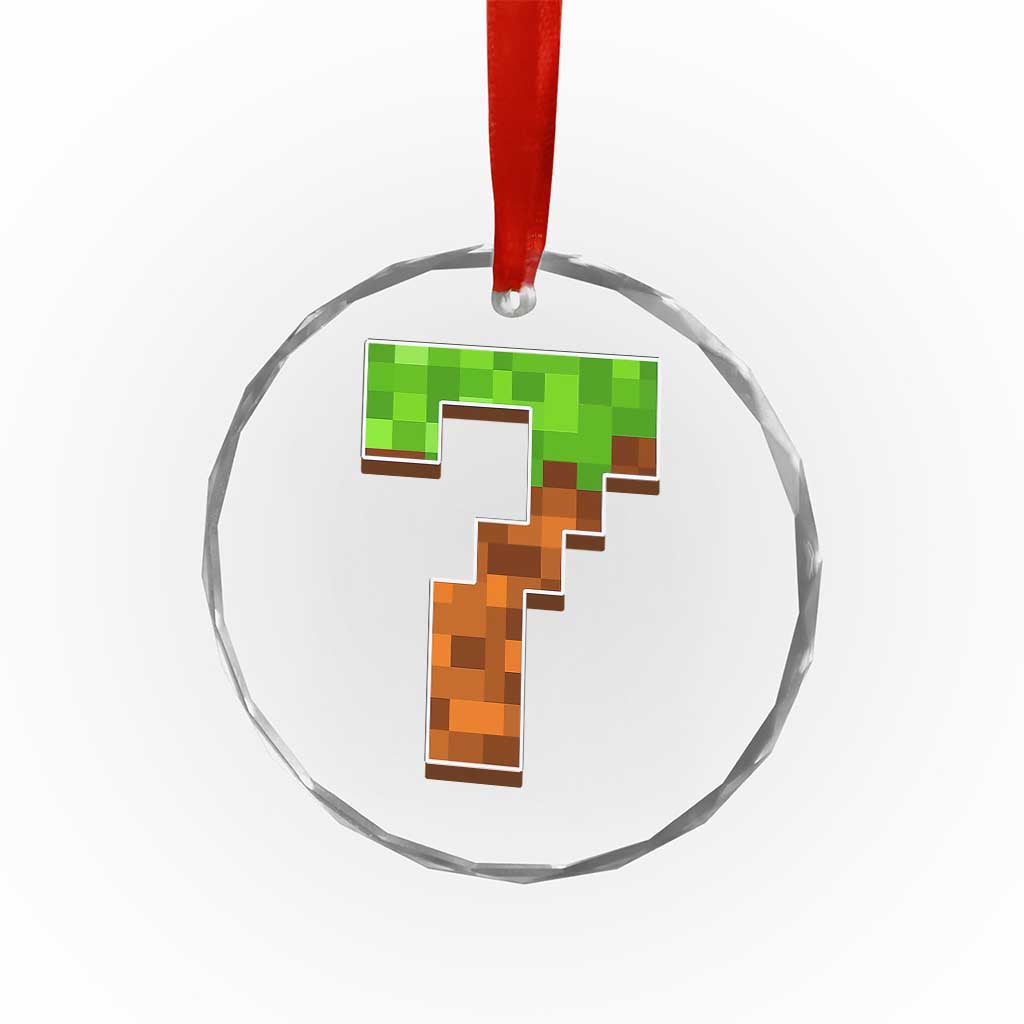 Number 7 Crystal Glass Ornament Game Matching 67 Meme Costume 7th Birthday 7 Years - Wonder Print Shop