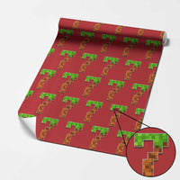 Number 7 Wrapping Paper Roll Game Matching 67 Meme Costume 7th Birthday 7 Years - Wonder Print Shop
