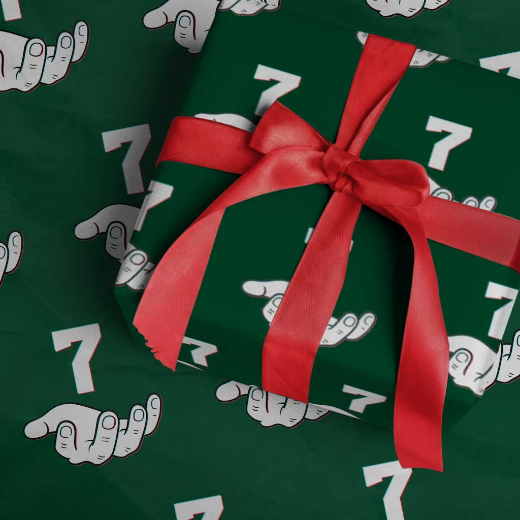 Number 7 Wrapping Paper Roll Matching 67 Meme Costume 7th Birthday 7 Years - Wonder Print Shop