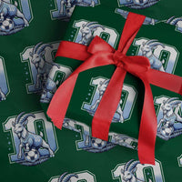 Number Ten The Goat Of Football Fans Wrapping Paper Roll Soccer Lover Gift