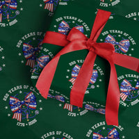 Nurse 250 Years Of Care Wrapping Paper Roll Patriotic American Nurse Gift