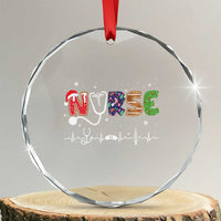 Nurse Xmas Crystal Glass Ornament Nursing RN LPN NP Nicu Xmas Gift TS10