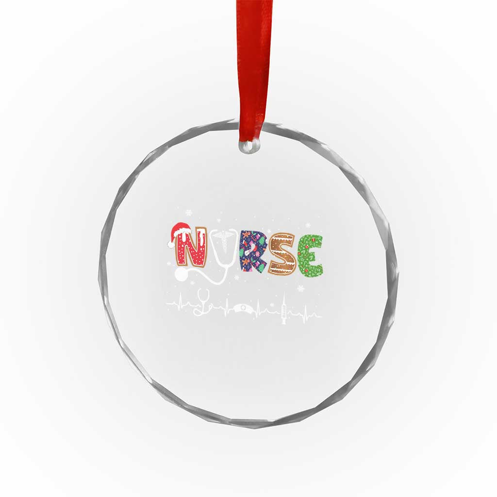 Nurse Xmas Crystal Glass Ornament Nursing RN LPN NP Nicu Xmas Gift TS10