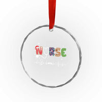 Nurse Xmas Crystal Glass Ornament Nursing RN LPN NP Nicu Xmas Gift TS10