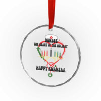 Nurses The Heart Of The Holiday Crystal Glass Ornament Kwanzaa Celebration Gift - Wonder Print Shop