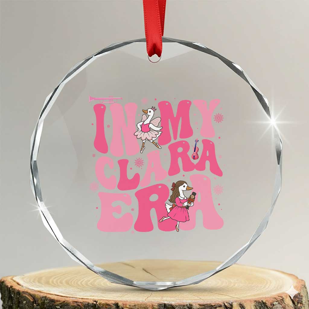 Nutcracker Goose Ballet Crystal Glass Ornament In My Clara Era - Wonder Print Shop