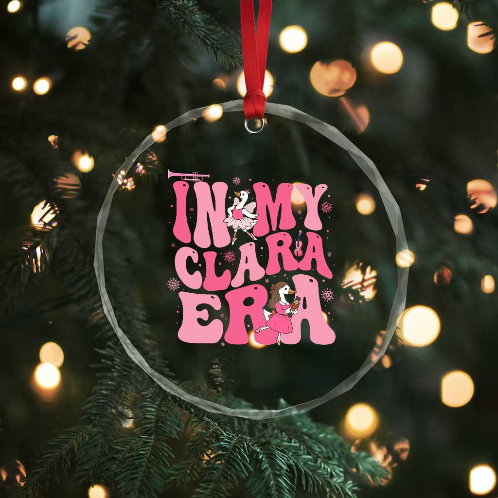 Nutcracker Goose Ballet Crystal Glass Ornament In My Clara Era - Wonder Print Shop