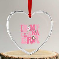 Nutcracker Goose Ballet Heart Crystal Glass Ornament In My Clara Era - Wonder Print Shop