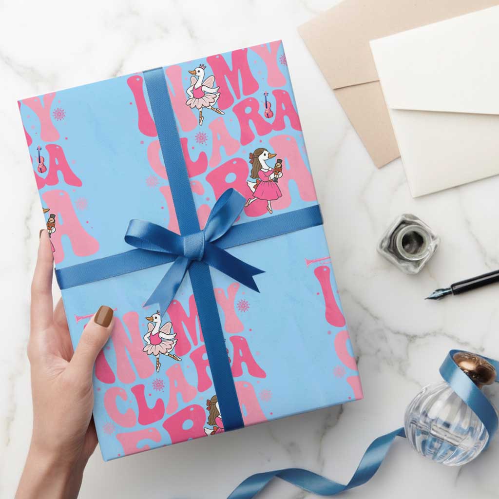 Nutcracker Goose Ballet Wrapping Paper Roll In My Clara Era - Wonder Print Shop