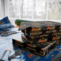 O Holy Night Our King Is Here Jesus Is The Reason Wrapping Paper Roll Christian Religious Xmas - Wonder Print Shop
