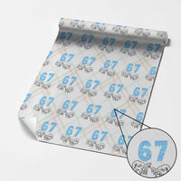 Ocean Water Wave Effect Printed Wrapping Paper Roll Six Seven Meme