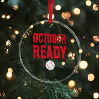 October Ready Crystal Glass Ornament Philadelphia Playoff Baseball Gift Halloween Costume TS10