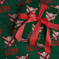 October Ready Wrapping Paper Roll Philadelphia Playoff Baseball Drip Graffiti - Wonder Print Shop