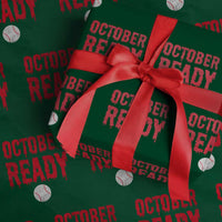 October Ready Wrapping Paper Roll Philadelphia Playoff Baseball Gift Halloween Costume - Wonder Print Shop